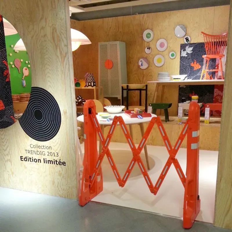 Barrière d'intervention extensible plastique