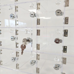 Casier transparent pour 20 smartphones