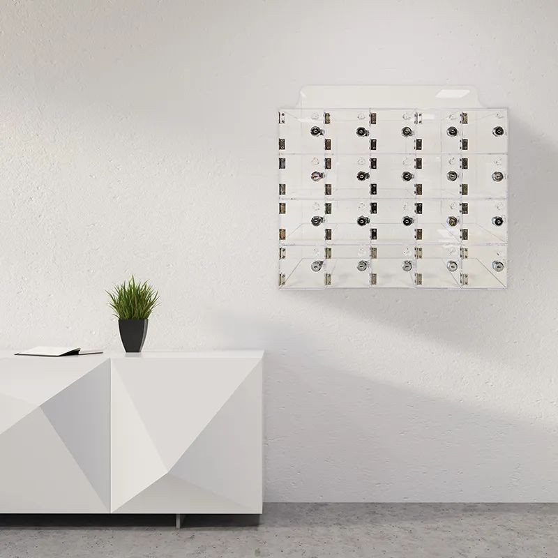 Casier transparent pour 20 smartphones