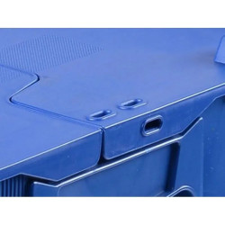 Bac navette gerbable et emboitable 60 x 40 cm - Lot de 5