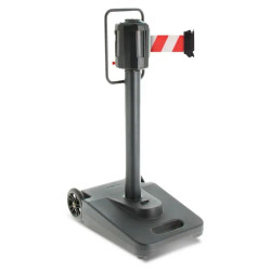 Chariot de délimitation à sangle rétractable 15 ou 20 m