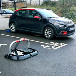 Viso Stopshape01 - Arceau parking + stucture de protection caoutchouc