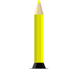 Potelet crayon de sécurité et de protection pour sortie d'école