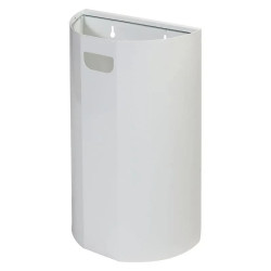 Corbeille murale demi-lune