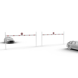 Portique limitation de hauteur réglable