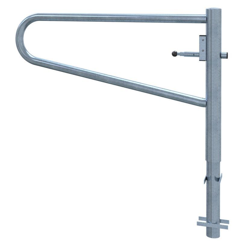 Barrière pivotante trombone