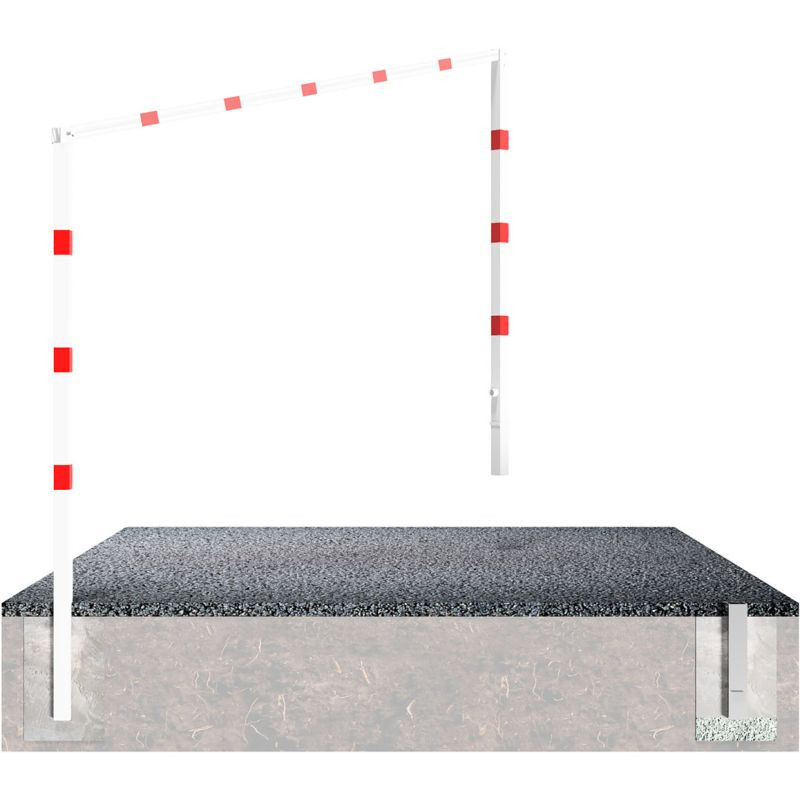 Portique de parking pivotant