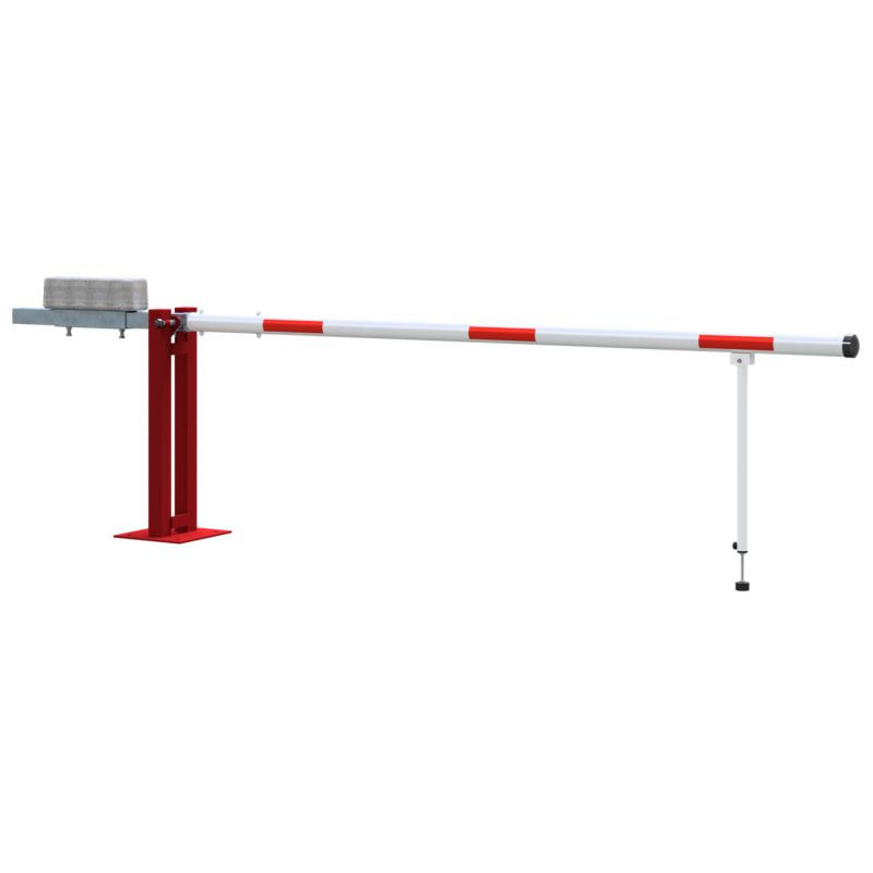 Barrière levante à contrepoids