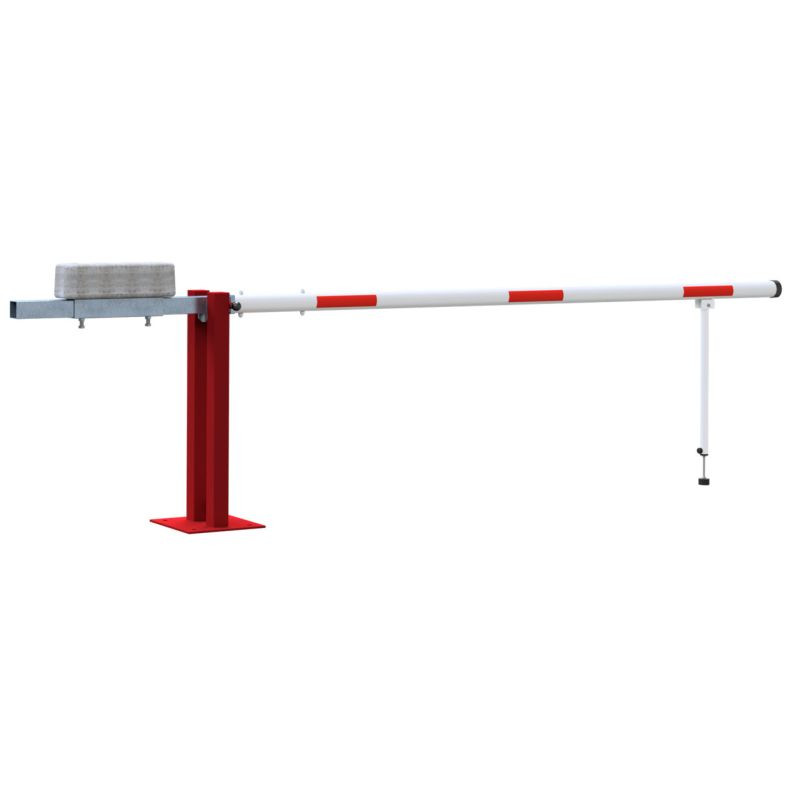 Barrière levante à contrepoids