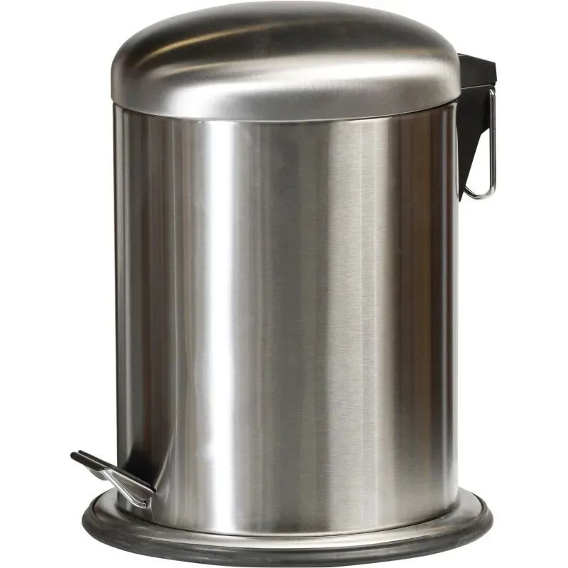 Poubelle en inox ronde 5 litres