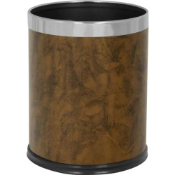 Corbeille à déchets simili cuir