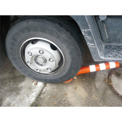 Poteau flexible Schake de délimitation D.80 mm rouge et blanc