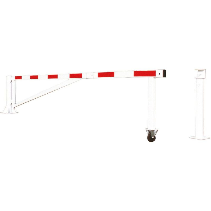 Poteau de réception pour barrière pivotante