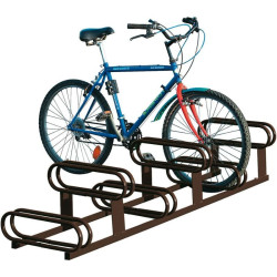 Support cycles 6 places emplacements décalés