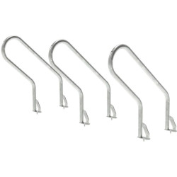 Lot de 3 arceaux antivol pour rack vélos Procity Optimum