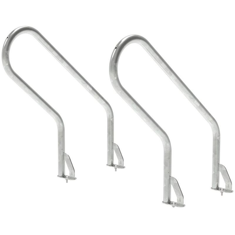 Lot de 2 arceaux antivol galva pour box à vélos Procity Berlin