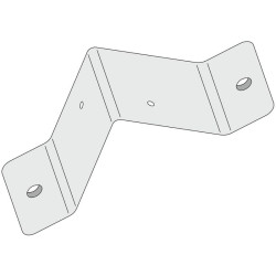 Platines Procity sur poteau ou murales pour cendrier- lot de 2