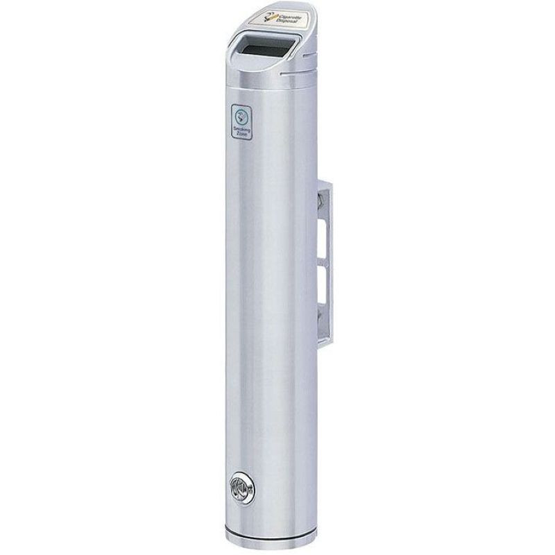 Cendrier mural extérieur tube biseauté - Procity