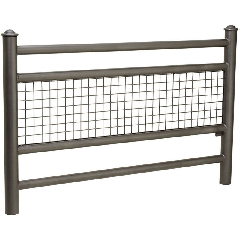 Barrière urbaine Linéa en métal peint avec pommeaux Agora