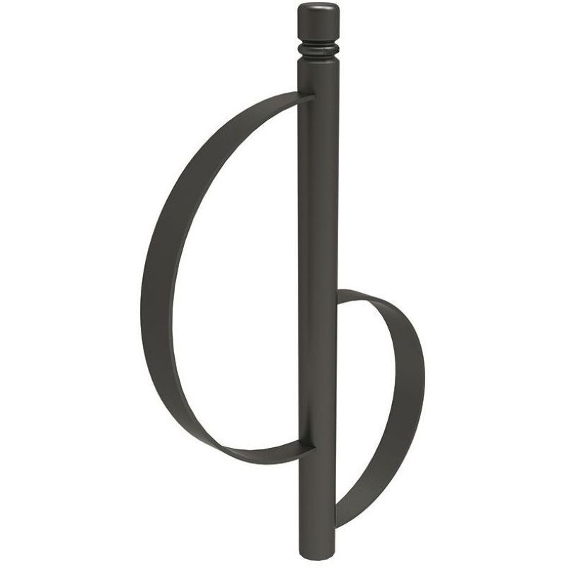 Support vélos potelet 1 place à sceller au sol couleur au choix