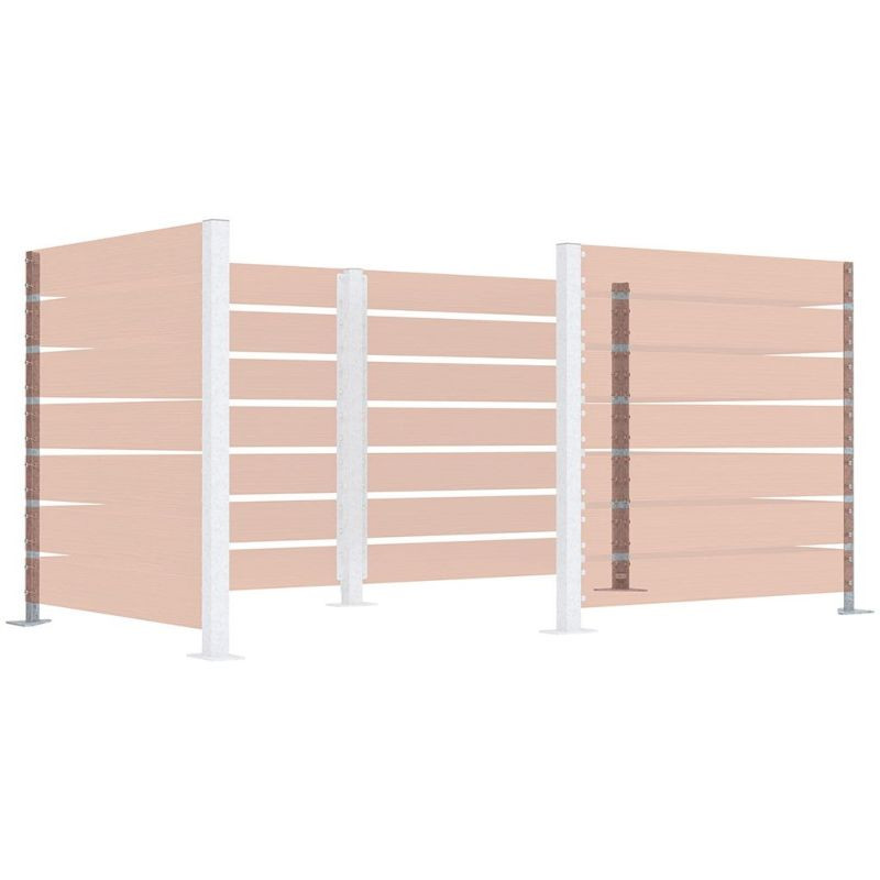 Cache pour bacs poubelles modulables Procity