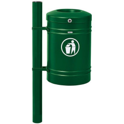 Corbeille Guyenne Inox brossé 40 litres