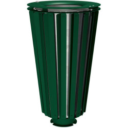 Corbeille Lofoten acier 80 litres