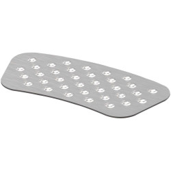 Plaque autocollante en inox écrase cigarette pour poubelle de ville