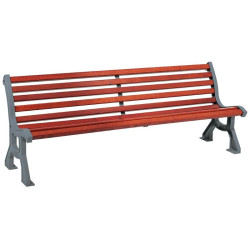 Banc bois et acier Lublin