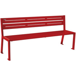 Banc acier Silaos 5 lames