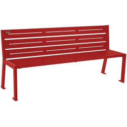 Banc acier Silaos 6 lames