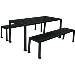 Table de pique-nique Silaos acier