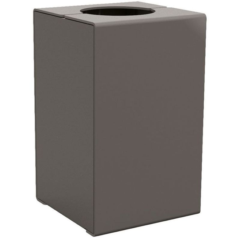 Poubelle de ville avec ou sans couvercle en métal modèle KUB