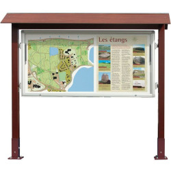 Vitrine Aluminium et Bois