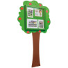Vitrine d'affichage ludique pour enfants en forme d'arbre