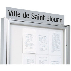 Bandeau signalétique pour vitrine Procity Classique et Tradition