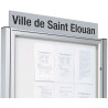 Bandeau signalétique pour vitrine Procity Classique et Tradition