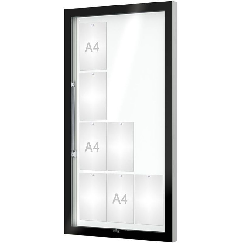 Vitrine d'affichage 12 à 28 A4  modèle Procity Edge