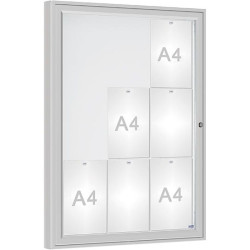 Vitrine extérieure sécurisée à clé pour  8 à 27 A4