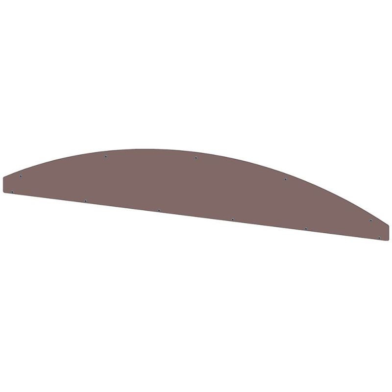 Bardages latéraux pour abri vélos demie-lune par lot de deux