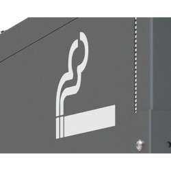 Logo à coller pour abri fumeurs