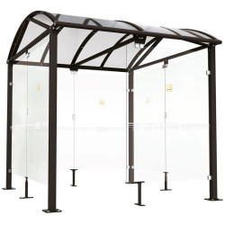 Abri fumeurs Voûte "L"