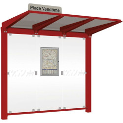 Abri de bus en porte-à-faux Venise