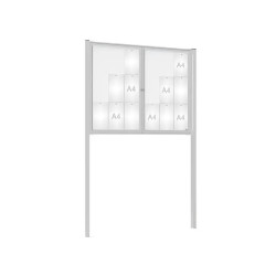 Vitrine Tradition sur poteaux