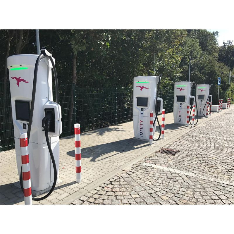 Poteau de dissuasion Schake rouge et blanc D.60, D.89, D.108 mm