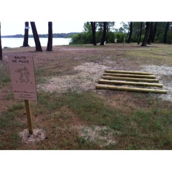 Saut de puce pour parcours de santé - Loisirs Aménagements