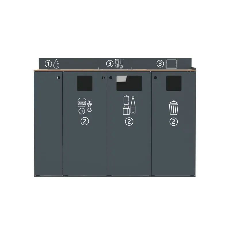 Meuble de tri et débarrasage pour restauration Rossignol Restotri