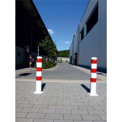 Borne anti stationnement diamètre 152 mm en galva