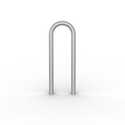 Arceau inox en U de protection ou appui vélo Schake largeur 30 cm