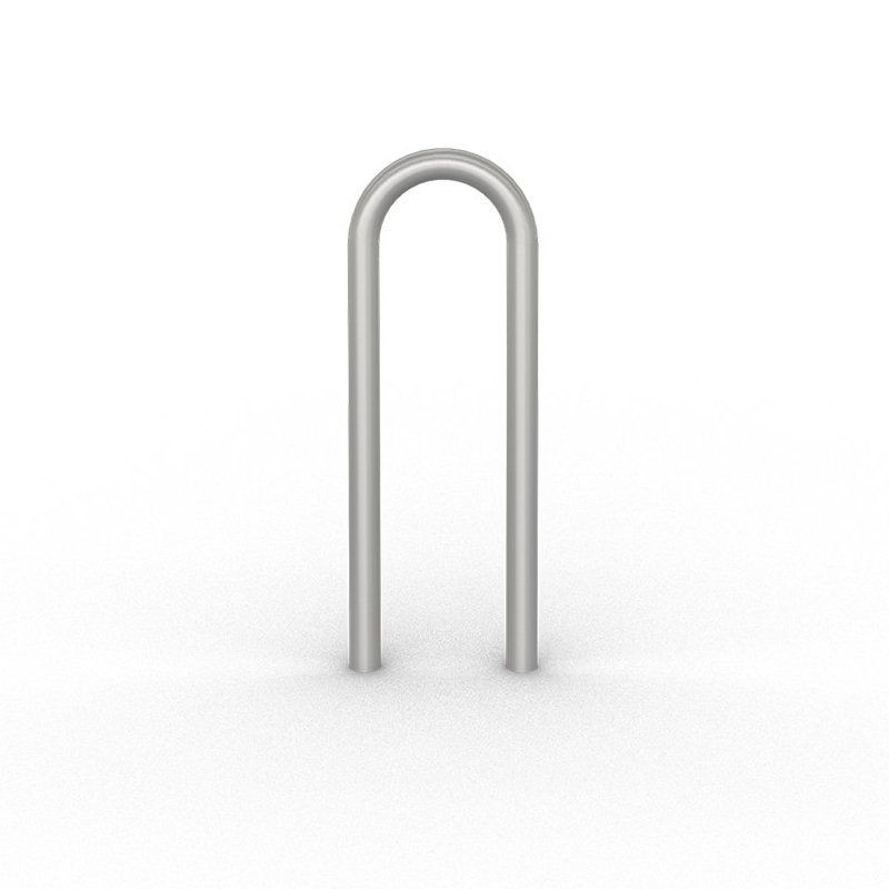 Arceau inox en U de protection ou appui vélo Schake largeur 30 cm
